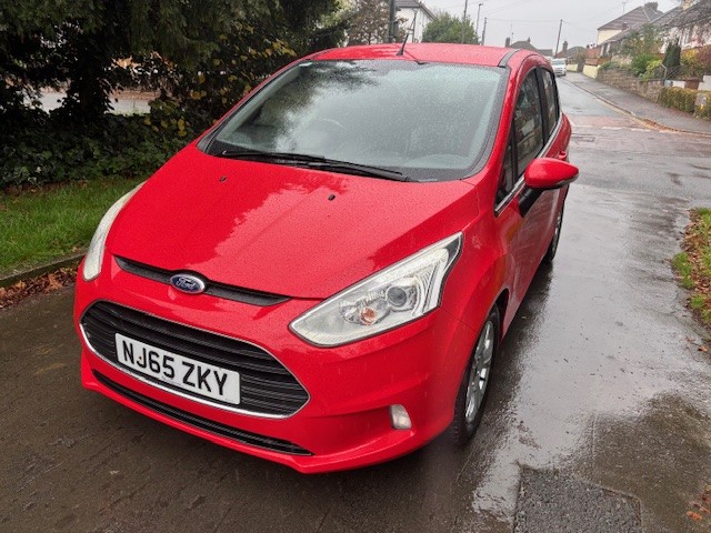 FORD B-MAX 1.5 TDCi Zetec Red Manual Diesel 2015