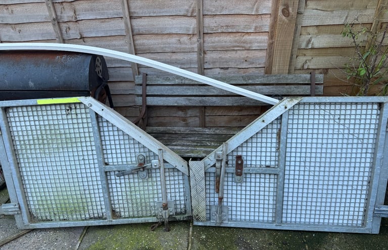 image for Galvanised barn doors lorry truck transit