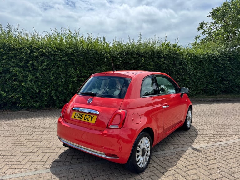 2016 Fiat 500 0.9 TwinAir 105 Lounge 3dr HATCHBACK Petrol Manual