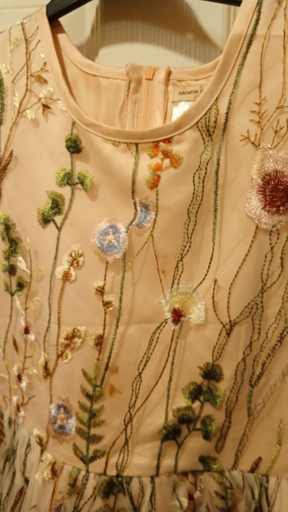 image for Girls wild flowers details dress age 11 12 years old new £15