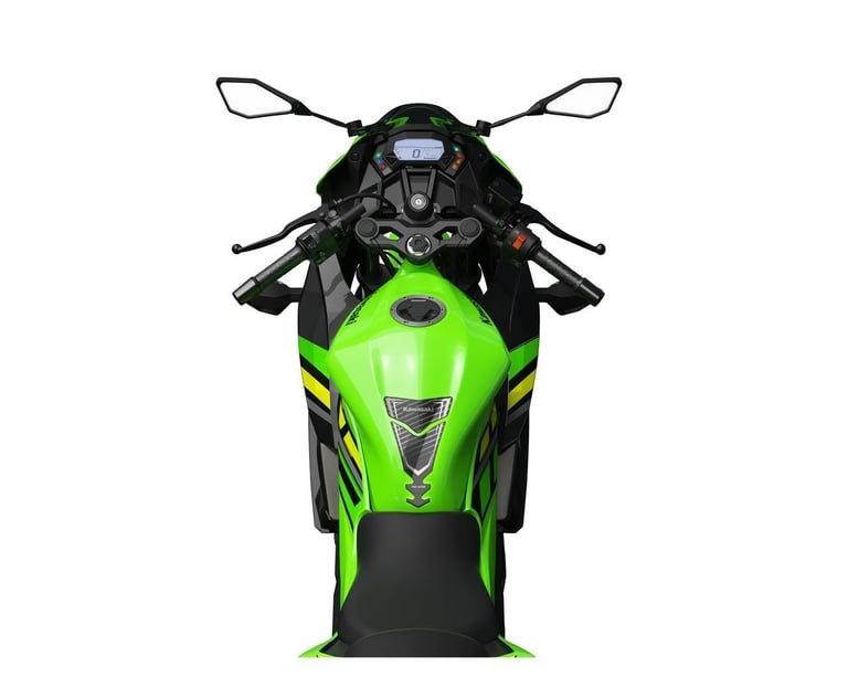 New 2026 Kawasaki Motorcycle Ninja 125 Green Grey Due November