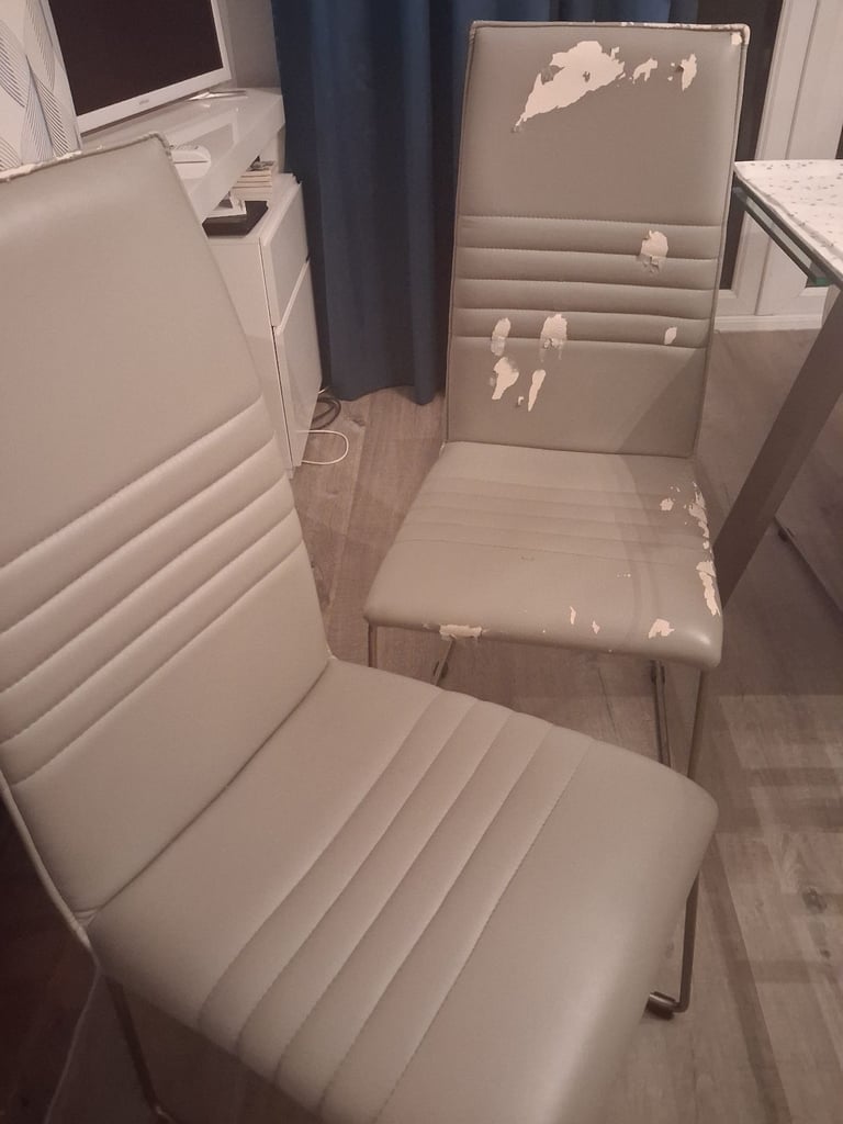 Free 4 grey dining chairs