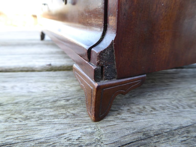 Antique Dressing Table Mirror with Drawer