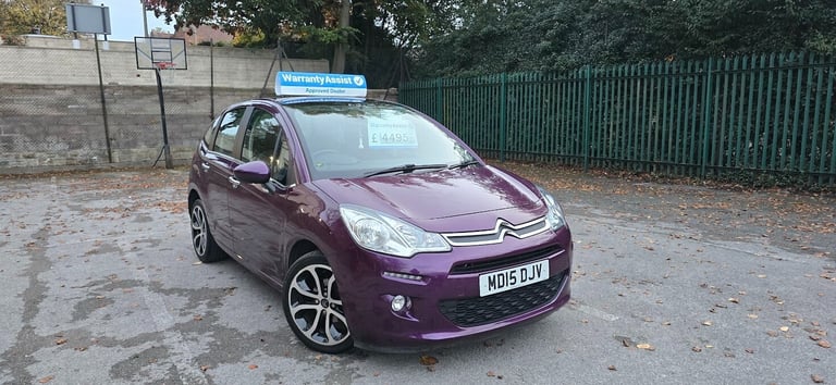 2015 Citroen C3 1.2 PureTech Selection 5dr HATCHBACK Petrol Manual