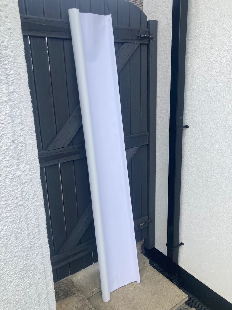 image for 2 Brand New White Roller Blinds