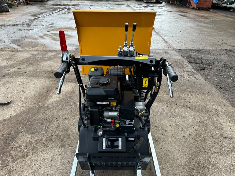 Brand New 500KG Petrol High Tip Track Dumper barrow  *VIDEO * Key Start 