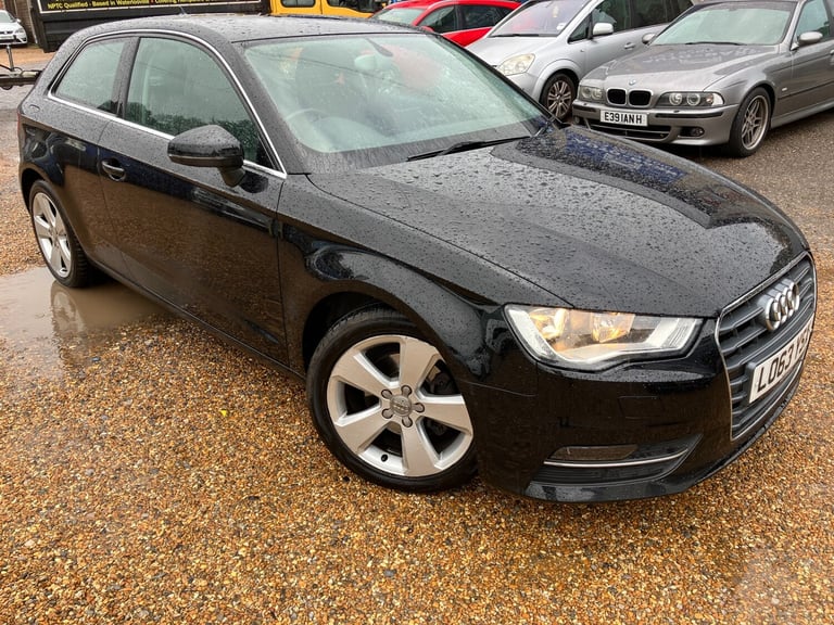 2014 Audi A3 1.2 TFSi SPORT. Black. Ideal 1st Car. Fresh Cambelt etc. Px Swap