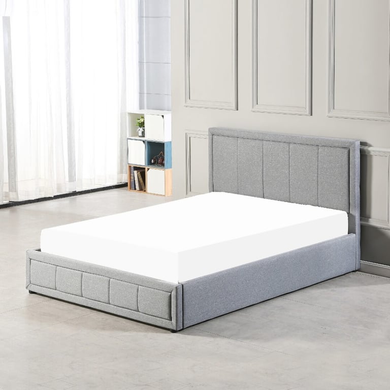 🥰 Double Bed Yate Upholstered Ottoman Storage KING SIZE HighQuality