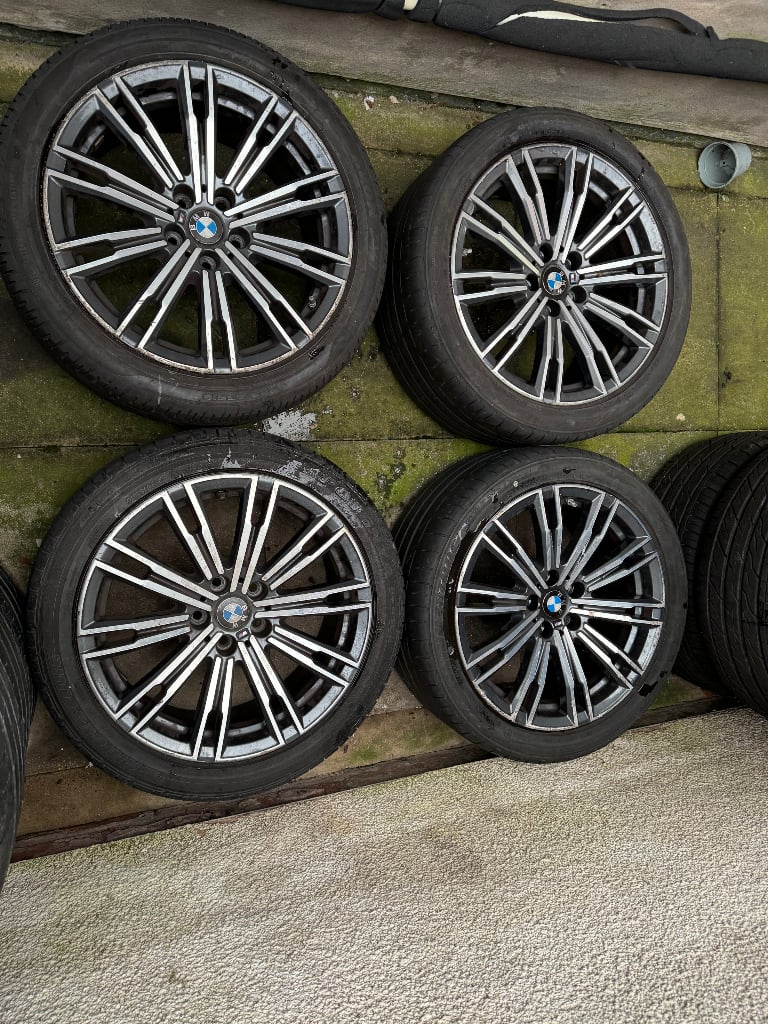 image for 5x112 18” g series g20 g30 bmw alloy wheels staggered