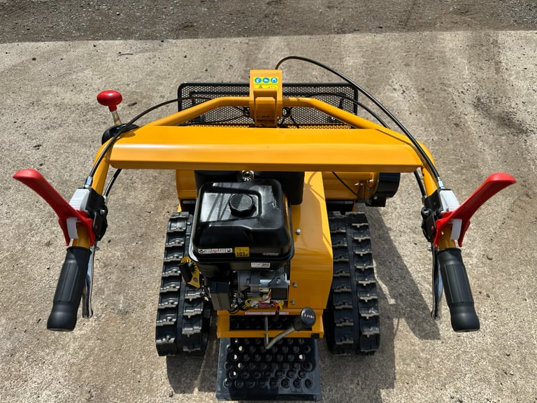 Brand New RAPTOR X Petrol Pedestrian Track Flail mower, tractor *** VIDEO *** Key Start 13.5HP