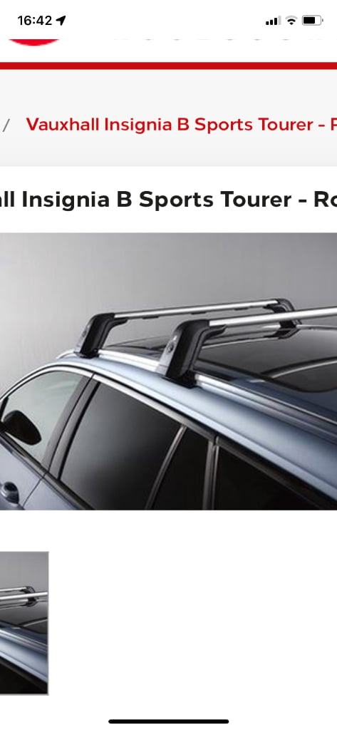 Roofbars Genuine Vauxhall Insignia