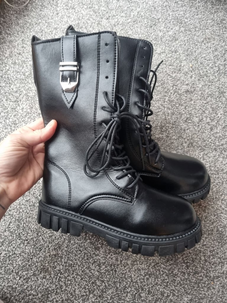 NEW BLACK BOOTS KIDS 13 HALLOWEEN KPOP DEMON HUNTERS RUMI 