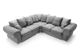 Latest Design Soft L Shape Fabric Corner 3 & 2 Seater Sofa For Sale