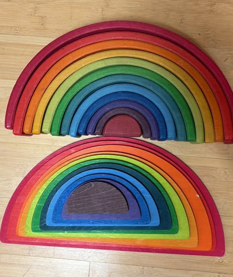 image for Grimms large rainbow & semi circles 