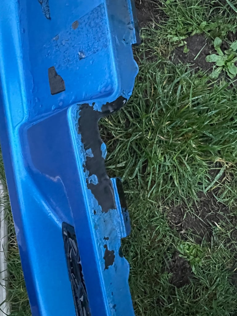 Vauxhall Astra h vxr rear bumper diffuser Arden blue 