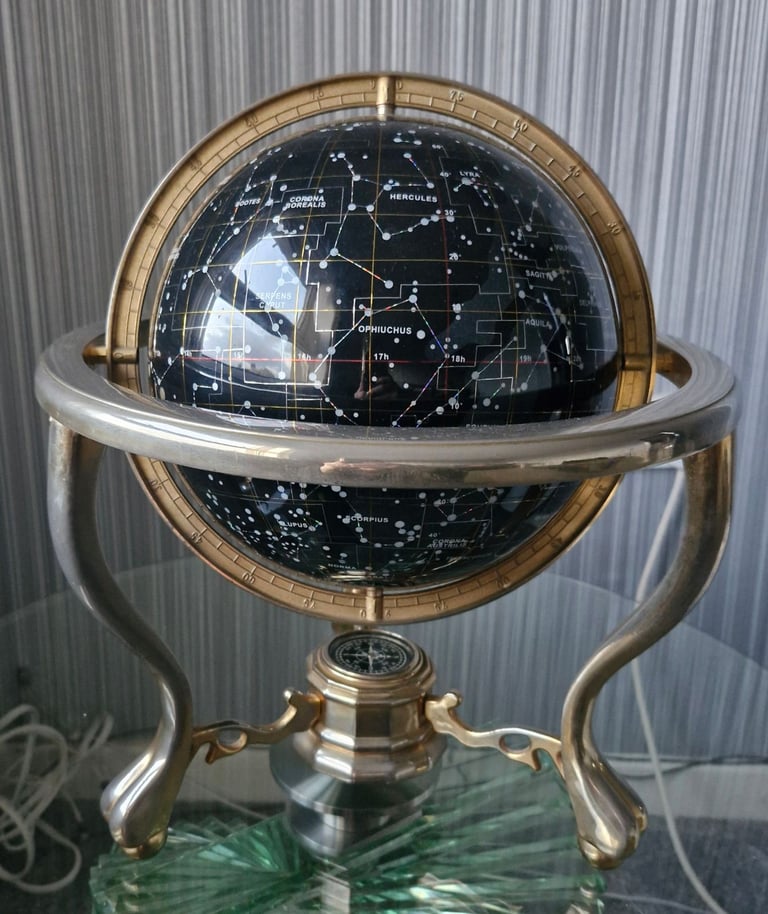 Celestial Gemstone Globe - vintage -collectors 
