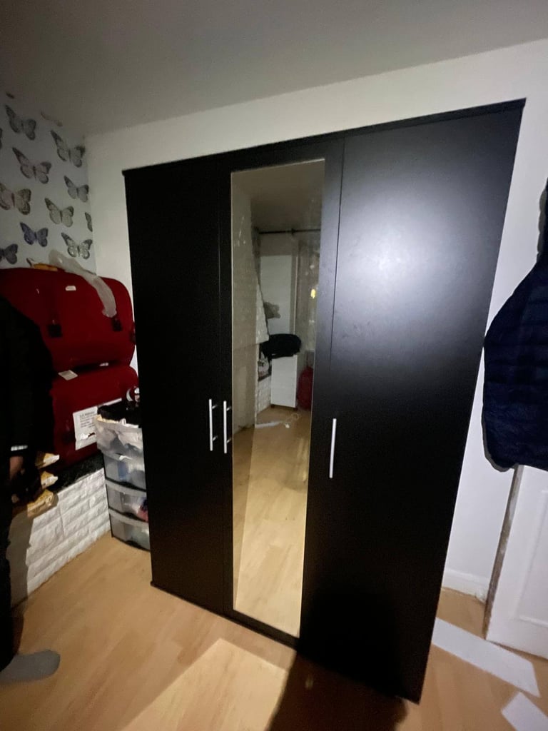 Alina 3 Door Assembled Wardrobe 