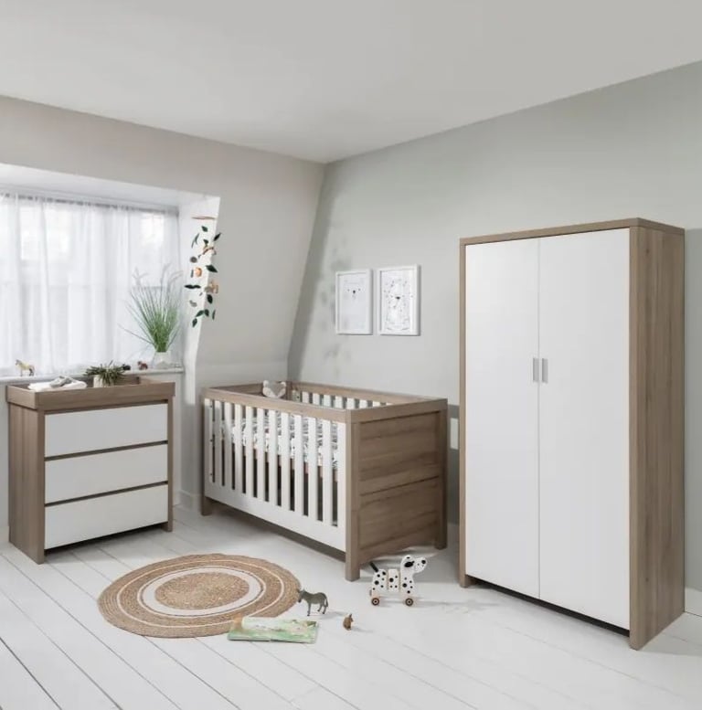 Baby Cot Wardrobe Drawers Set of 3