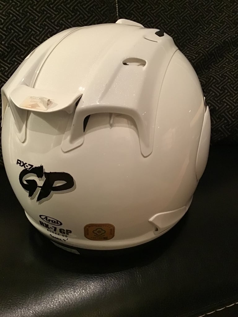 ARAI RX-7 GP Motorcycle Helmet in vgc