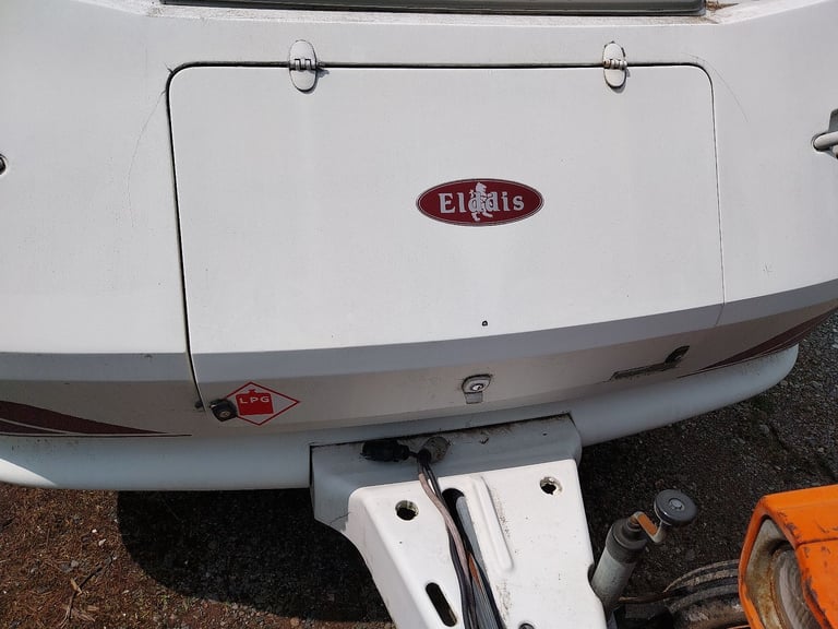 Elddis caravan front locker door 