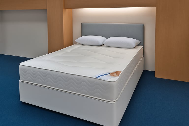 High-support divan bed crafted for single small double double and king size comfort