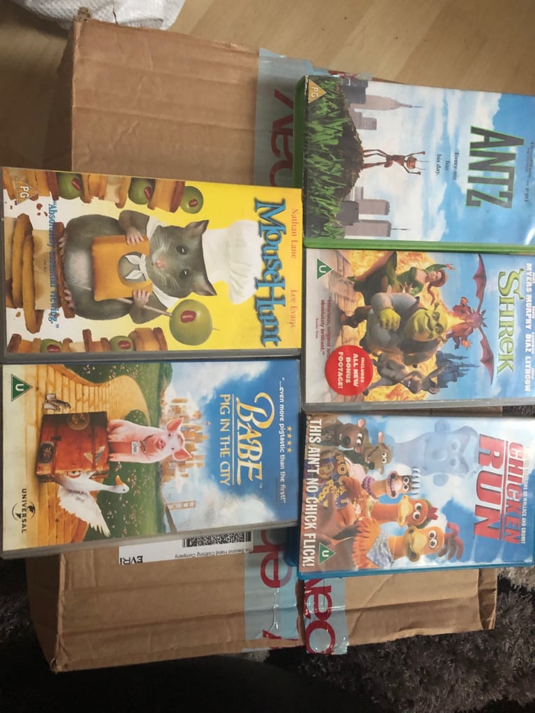 image for Box of 21 VHS classic kids & adults films