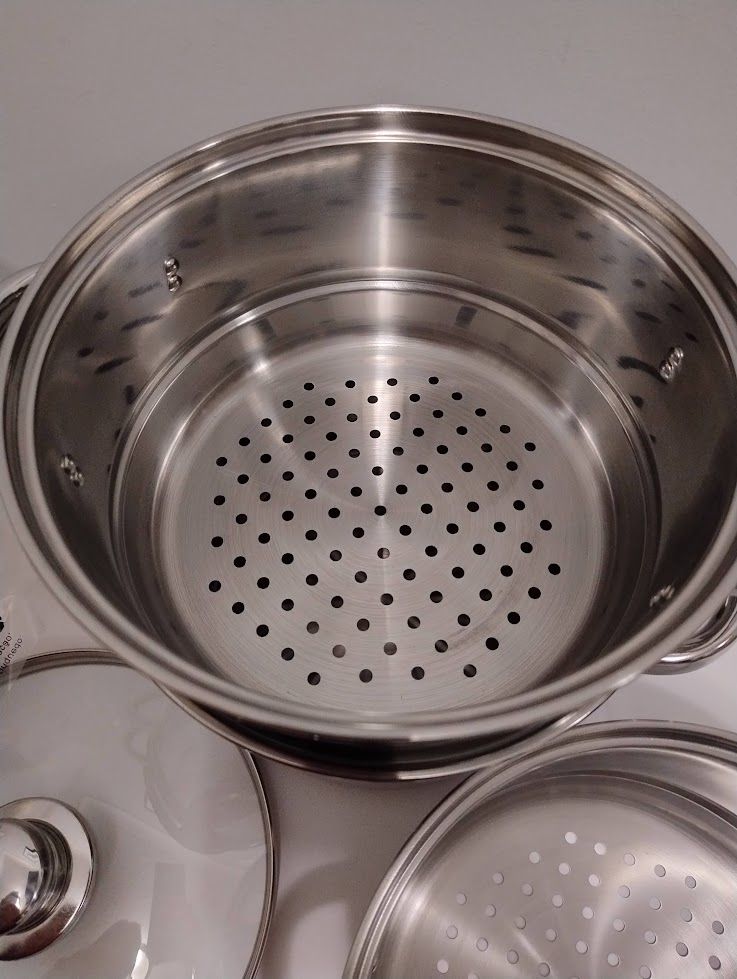 KitchenCraft 3-Tier Stainless Steel Steamer, 20 cm, Unused, in Original Packaging
