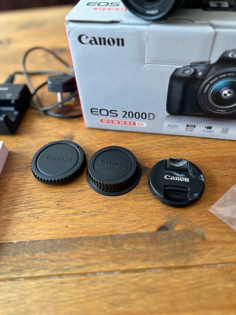 Canon EOS 2000D 24.1MP Digital SLR Camera - Black (Kit with EF/EF-S 18-55 mm...