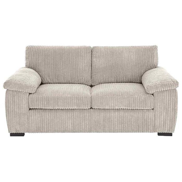Brand New Sofa Set - Thomes Full Back Jumbo Cord L Shape Corner OR 3+2 Seater Sofa - Cream