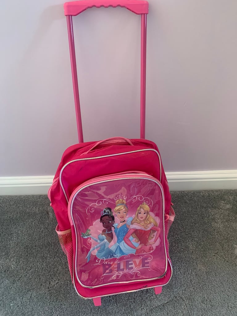 Disney Princess Kids 2-in-1 Backpack & Suitcase