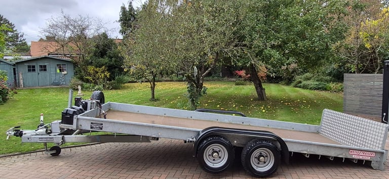 PLANT TRAILER CAR WESSEX MACHINE FARM TILT FLAT BED FREE IFOR WILLIAMS KEY RING