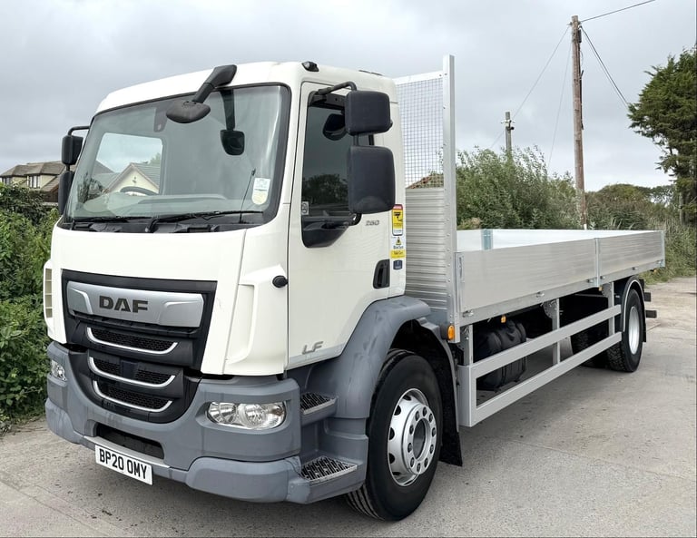 2020 DAF LF55,260 BRAND NEW ALLOY SCAFFOLD DOUBLE DROPSIDE 18 TON AIR-CON EURO-6