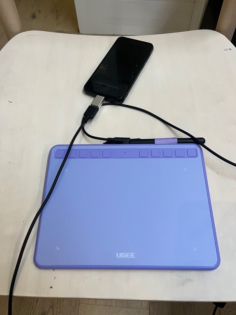image for 2x Ugee S640 Drawing Tablets for Mac, Windows PC & Android (purple)