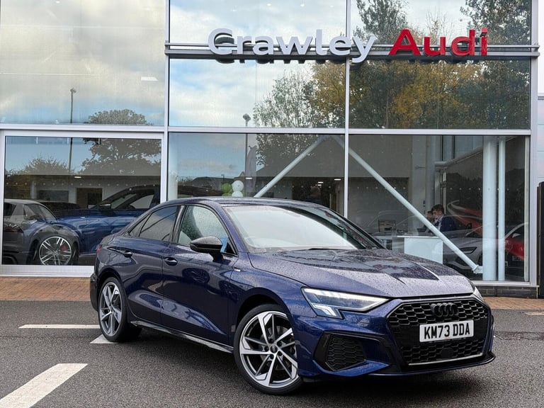 2023 Audi A3 1.5 TFSI 35 Black Edition Saloon 4dr Petrol S Tronic Euro 6 (s/s) (150 ps) SALOON Pe...