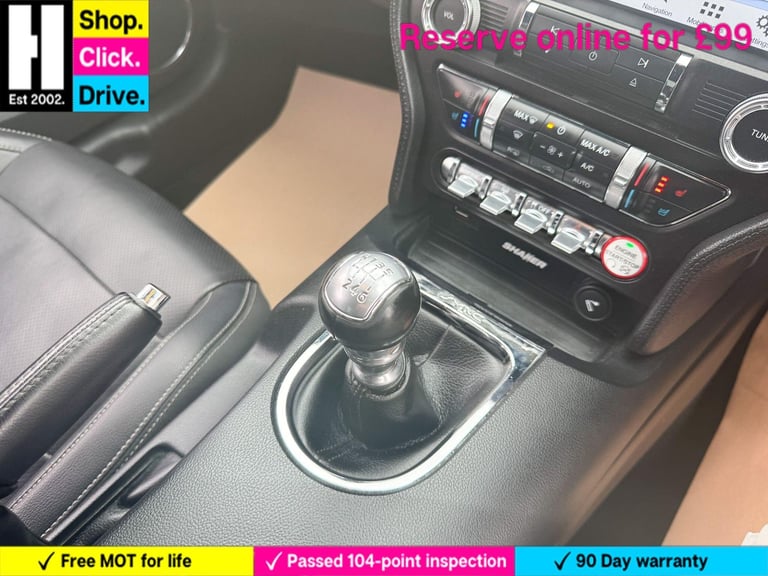 2017 Ford Mustang 2.3T EcoBoost Fastback 2dr Petrol Manual Euro 6 (317 ps) COUPE Petrol Manual