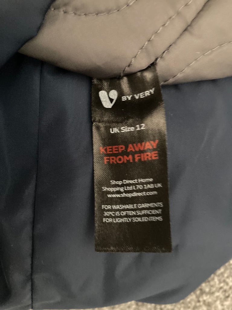 Size 12 uk Blue Very Jacket