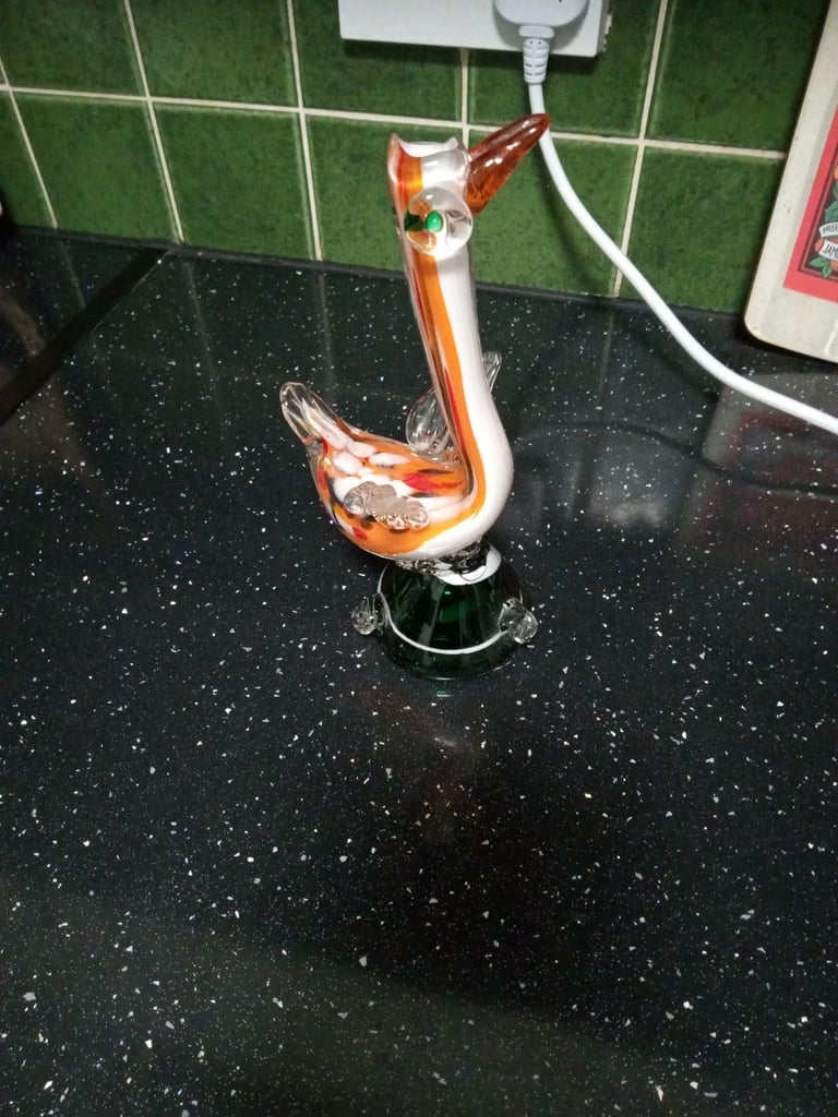 image for Murano Italy, Hand made glass exotic bird