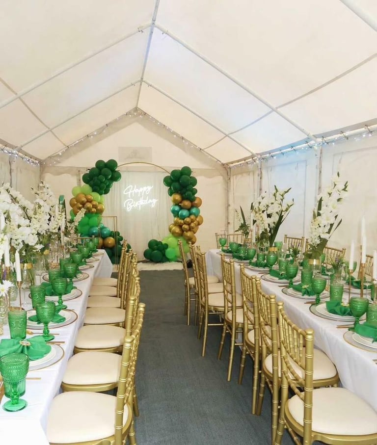  MARQUEE HIRE LONDON / PARTY TENT HIRE LONDON ( chair & table hire )