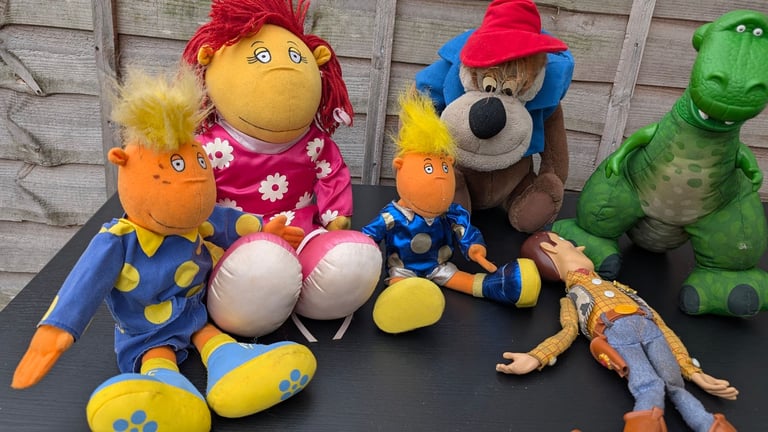 Vintage plush toys joblot tweenies _ toy story 