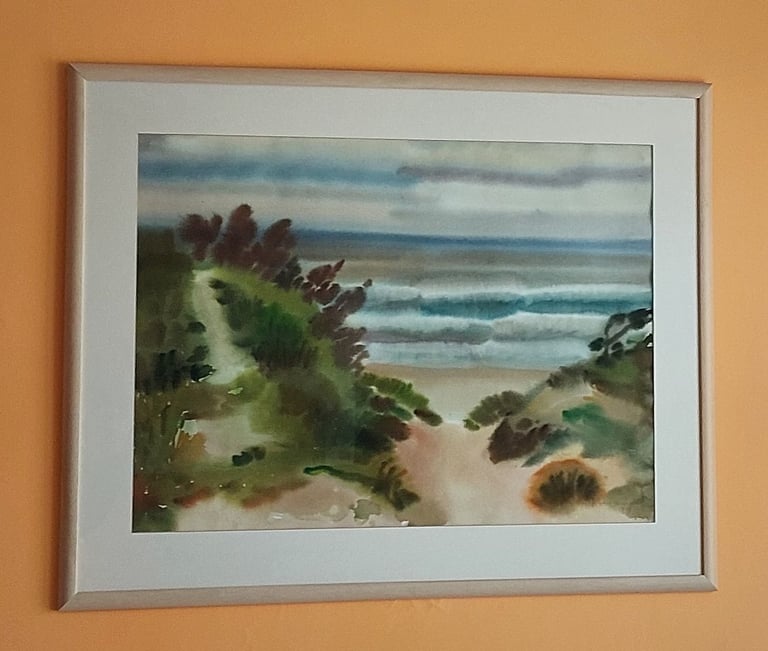 image for Watercolor painting from the collection of 1999. 94 x74 cm