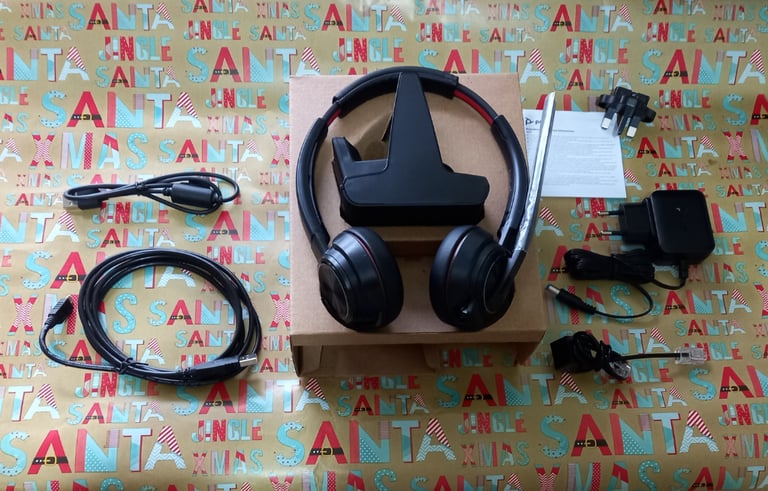 NEW PLANTRONICS Poly Savi 8220 Headphones Set - in the packaging