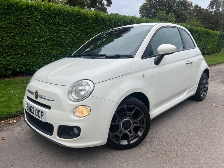 FIAT 500 1.2 S 3 2013 SPORT MODEL PETROL ULEZ 16" ALLOYS LEATHER SPORTS TRIM 