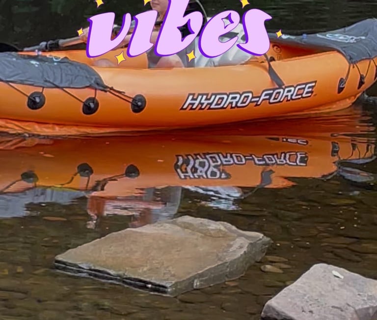 Inflatable 2 man boat