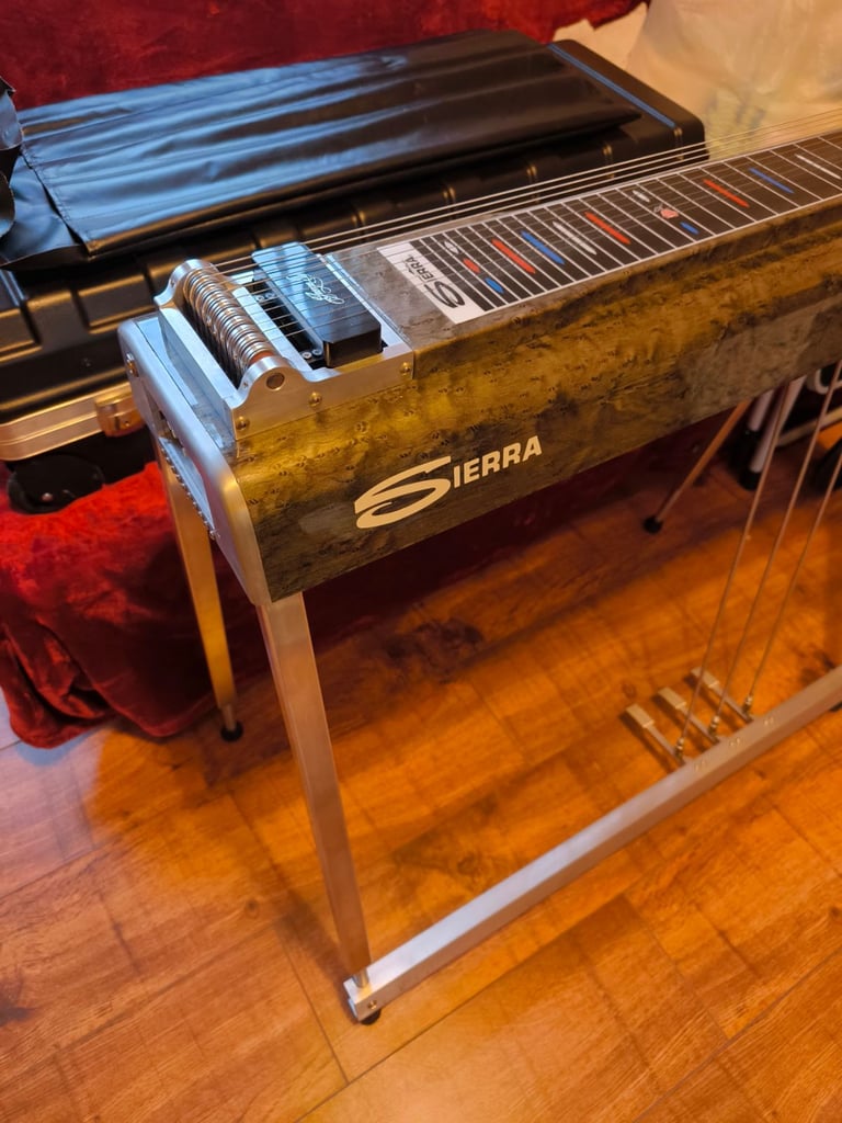 Sierra Artist Pedal Steel Guitar - excellent condition 10 string with case and volume pedal