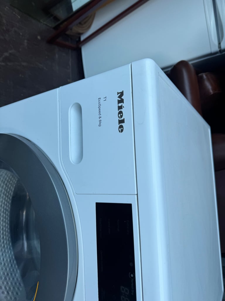 Miele TCF640WP 8kg T1 Heat-Pump Tumble Dryer with EcoSpeed – White