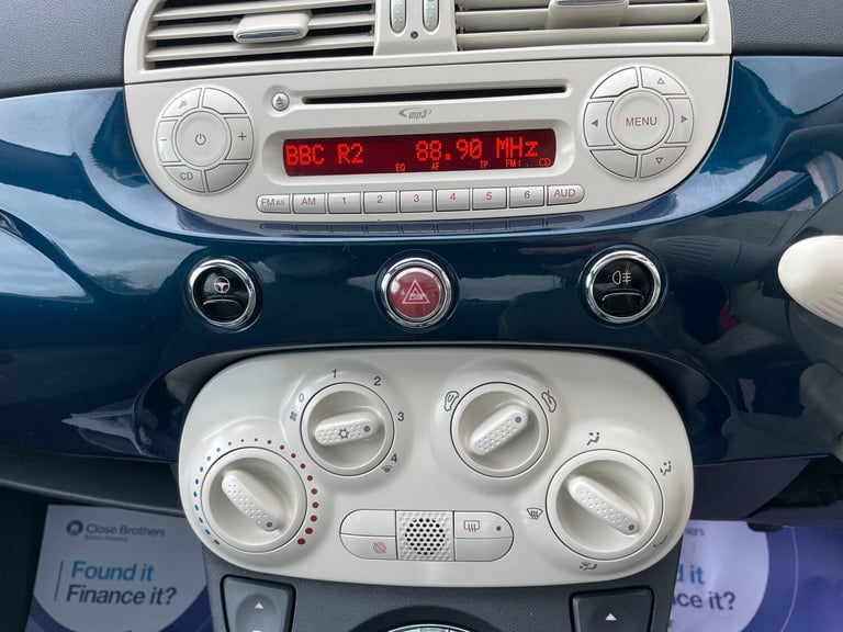 2012 Fiat 500 1.2 Lounge Hatchback 3dr Petrol Manual Euro 4 (69 bhp) Petrol