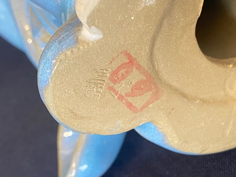 A scarce collection of 6 pieces of Chinese handcrafted clay pieces of Mudmen characters