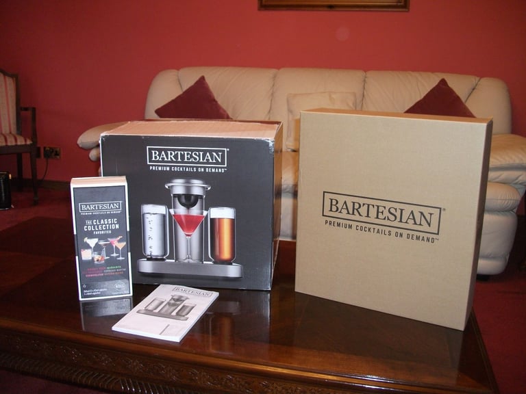 image for Bartesian Premium Cocktail Machine with stand. BNIB