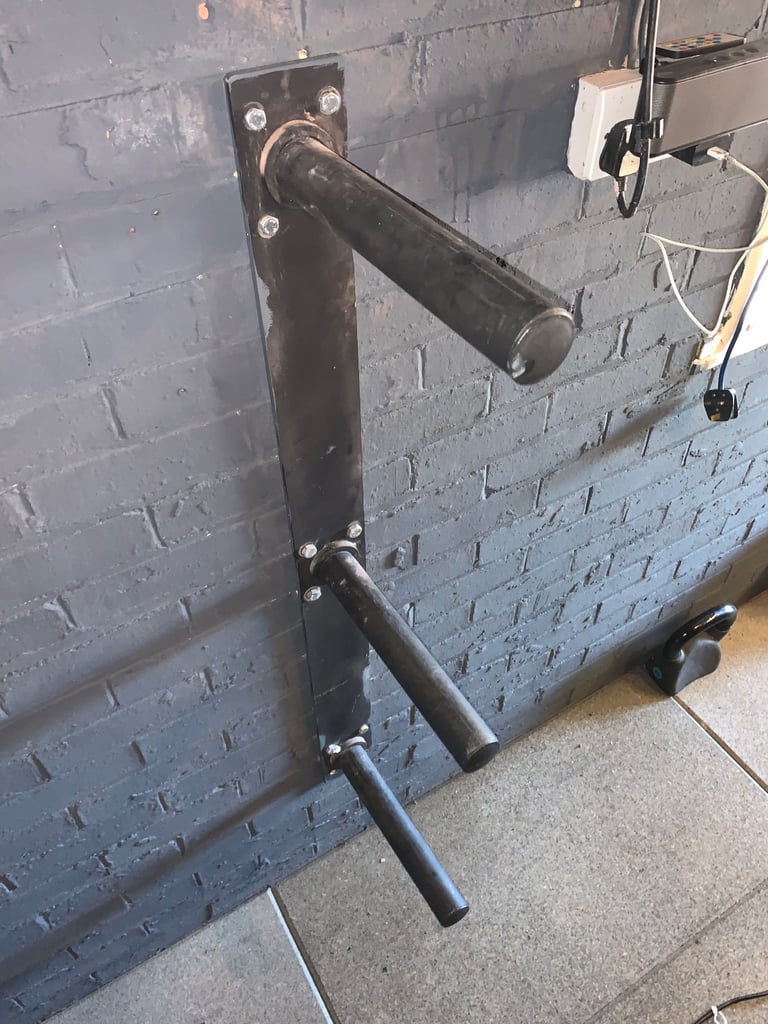 image for X2 Olympic weight plates wall mount storage