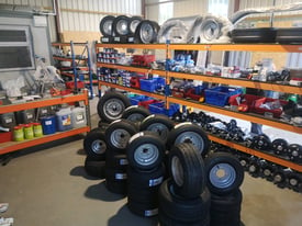 Trailer parts ifor Williams Nugent wheels brakes 
